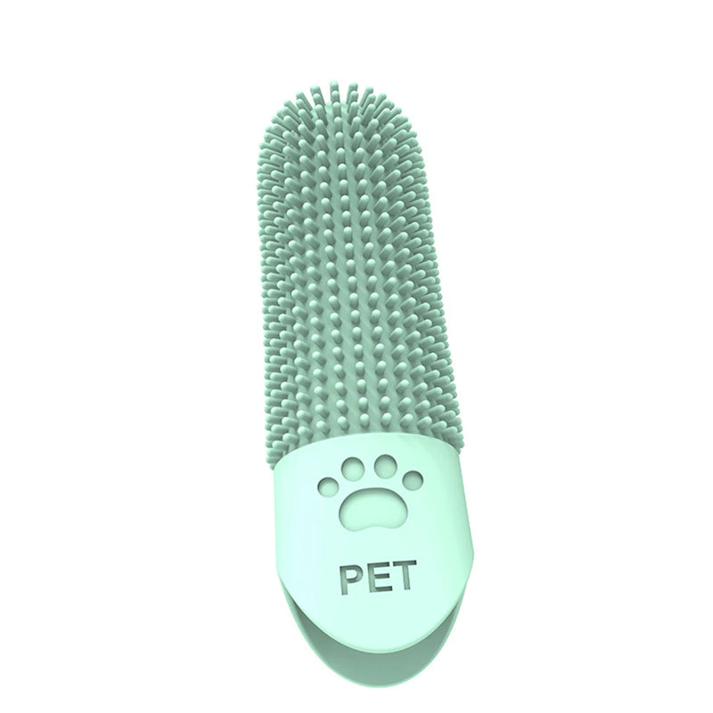 Dedo de silicone anti tártaro para cachorro